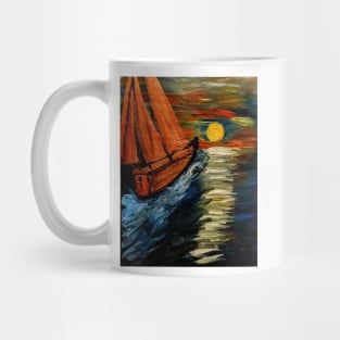 Sailing off into the sunset Mug